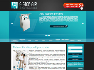 Sistem Air központi porszívók